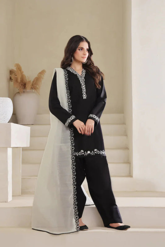 ZAHRA EMBROIDERED – 3 PIECE