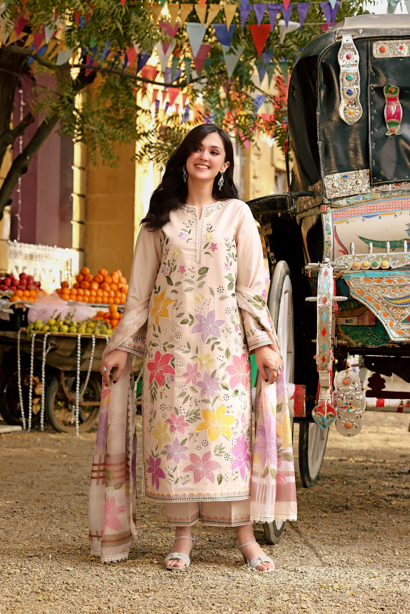RANGOLI EMBROIDERED – 3 PIECE – Noors Attire