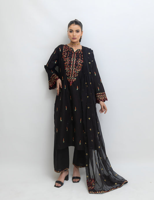 PARSA EMBROIDERED – 3 PIECE