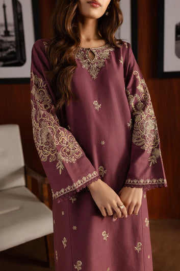MAUVE EMBROIDERED - 2 PIECE
