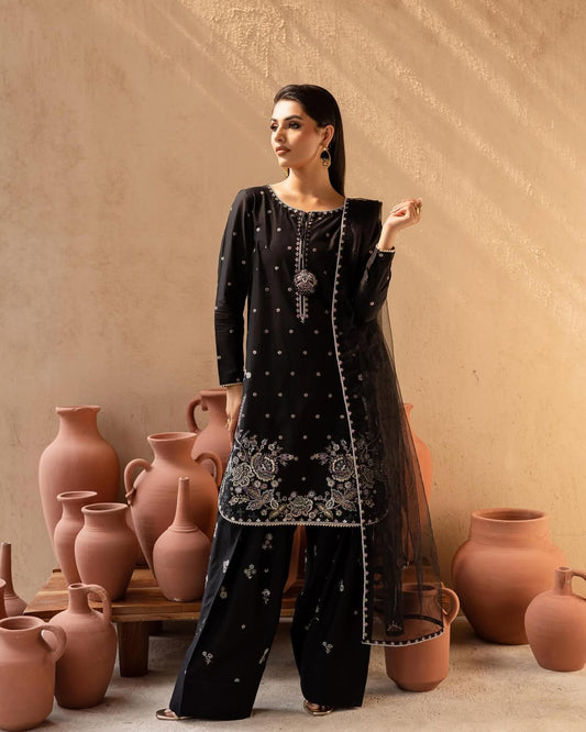 NOOR-E-SIYAH EMBROIDERED – 3 PIECE