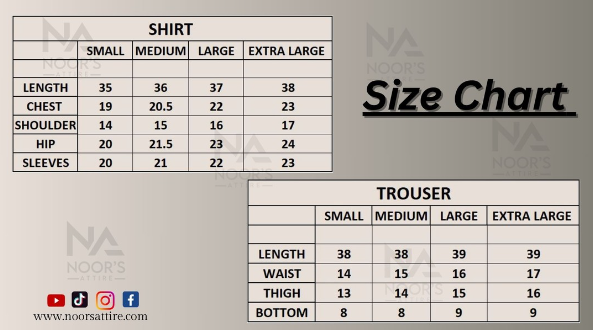Size guide chart