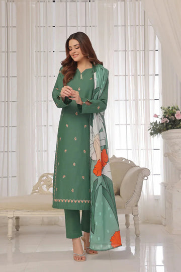 INAYA EMBROIDERED – 3 PIECE