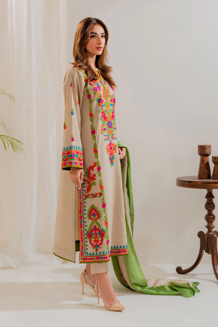 GULRANG EMBROIDERED – 3 PIECE – Noors Attire